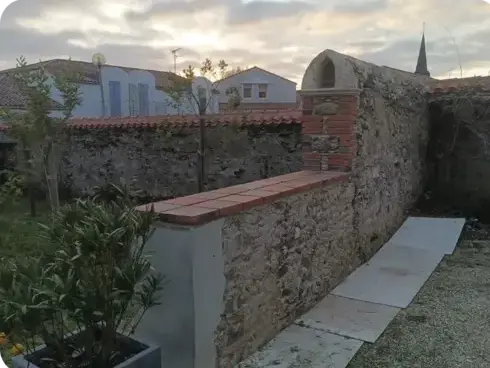 isolation mur en pierre Bretignolles-sur-Mer-1
